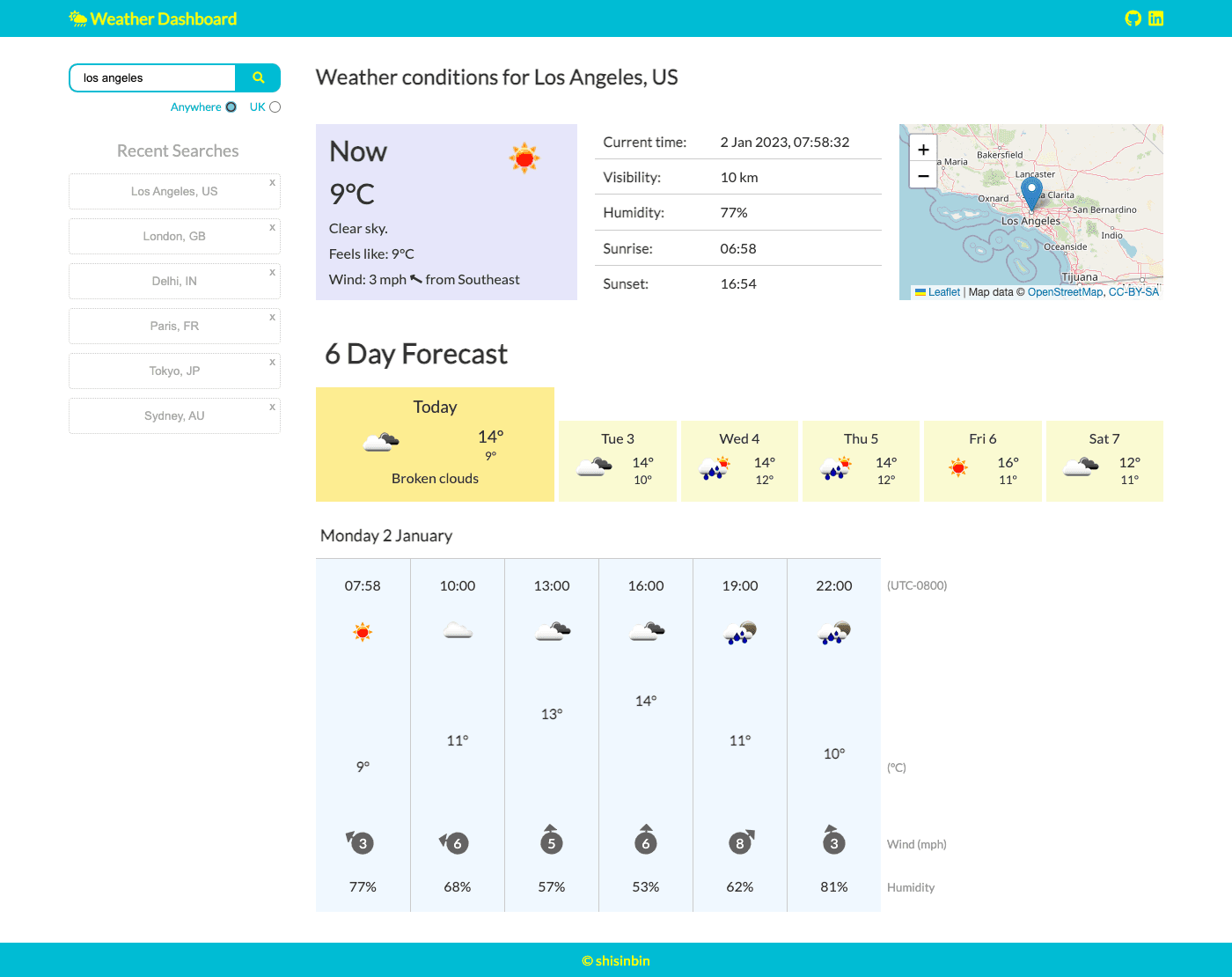 Weather Dashboard